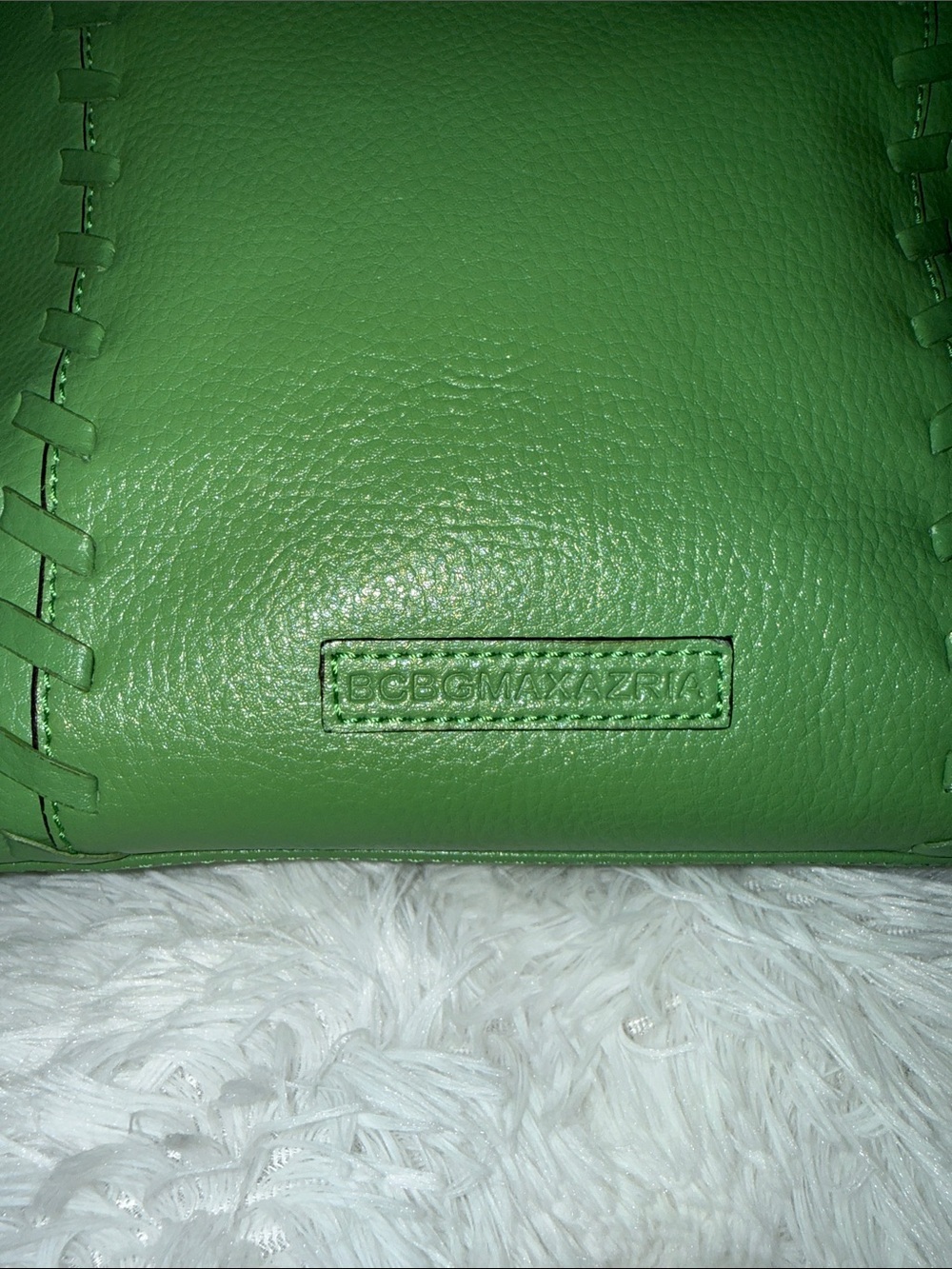 BCBGMaxAzria Green Leather Shoulder Hobo - Picture 7 of 13
